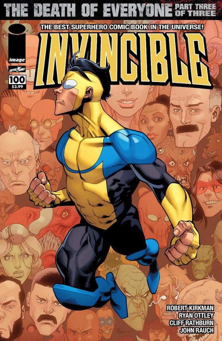 Обложка комикса «Invincible»