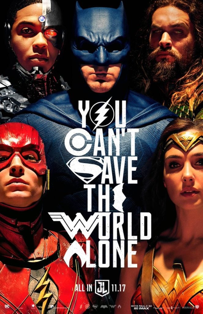 Постер фильма «Лига Справедливости» DC