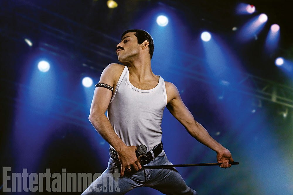 Кадр фильма «Bohemian Rhapsody», Рами Малек